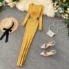 Sexy Elastic Women's Bodycon Dress - Image 8
