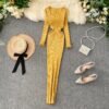 Sexy Elastic Women's Bodycon Dress - Image 7