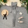 Sexy Elastic Women's Bodycon Dress - Image 5