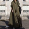 Women's Vintage Long Sleeved Loose Maxi Dress - Image 6