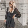 Women's Ruffle Skirt Mini Dress