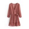 Women's Ruffle Skirt Mini Dress - Image 6