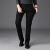Men's Black Straight Jeans - Image 6